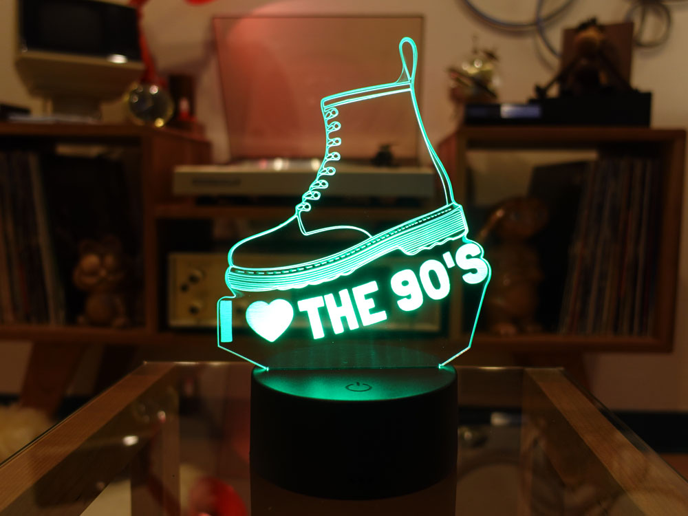 I Love the 90'S 3D Light Up Sign - Image 11