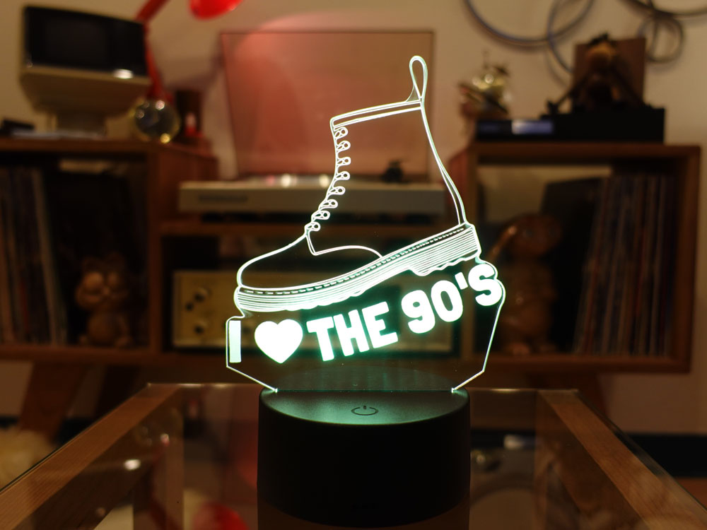 I Love the 90'S 3D Light Up Sign - Image 9