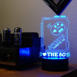 I Love the 80'S 3D Light Up Sign