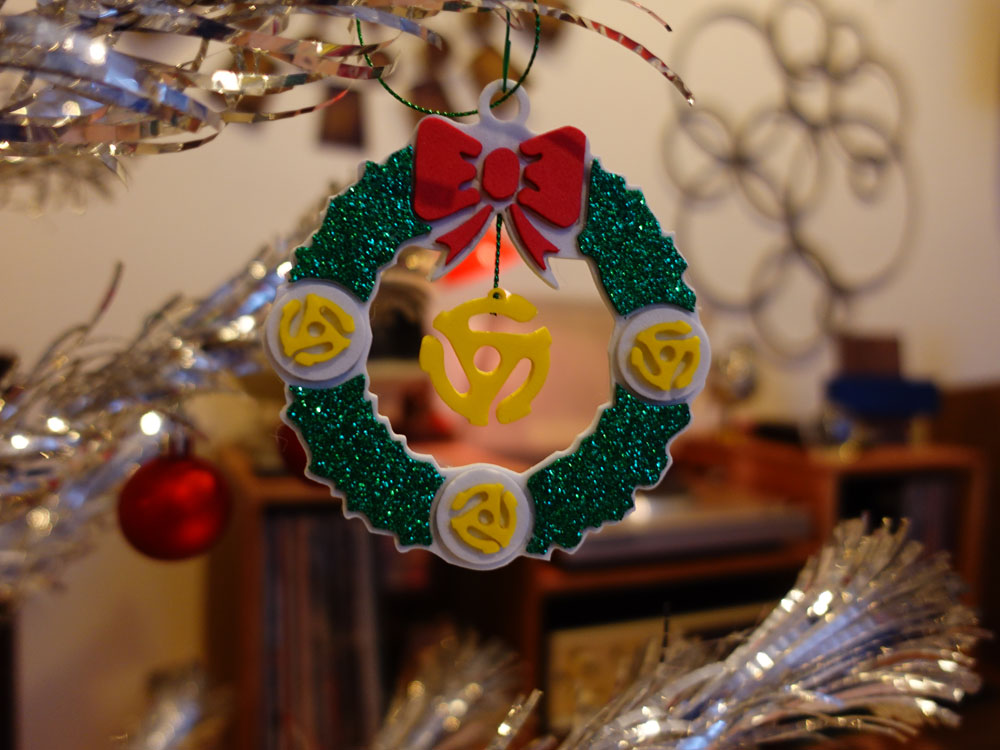 Xmas 45 RPM Wreath Ornament - Image 5